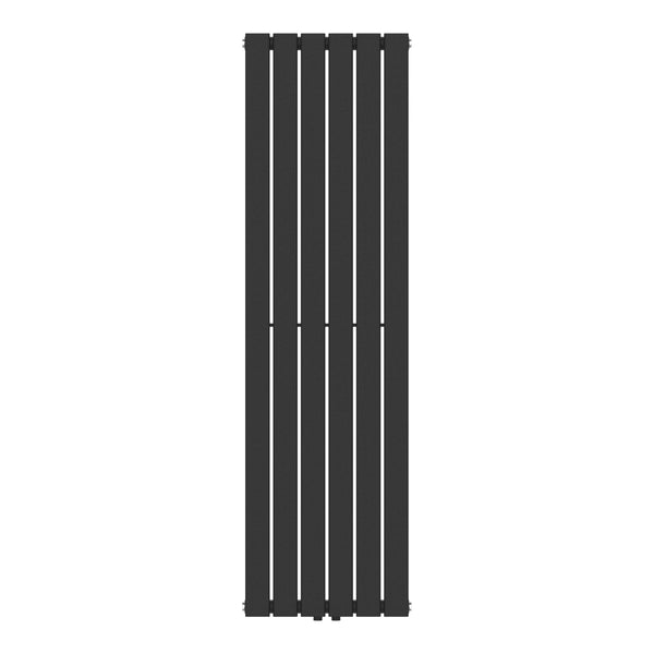 Designový radiátor Nore černý 160x45cm jednovrstvý 790W [neu.haus]