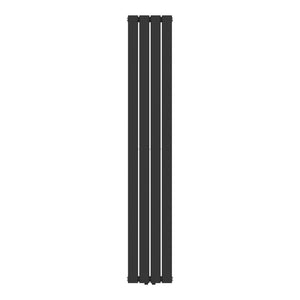 Designový radiátor Nore černý 180x30cm dvouvrstvý 1122W [neu.haus]