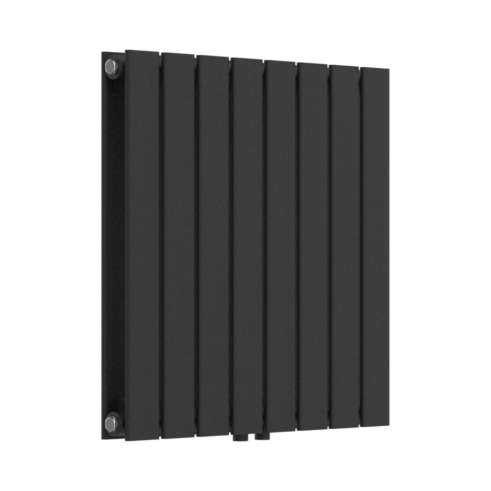 Designový radiátor Nore černý 60x60cm dvouvrstvý 809W [neu.haus]