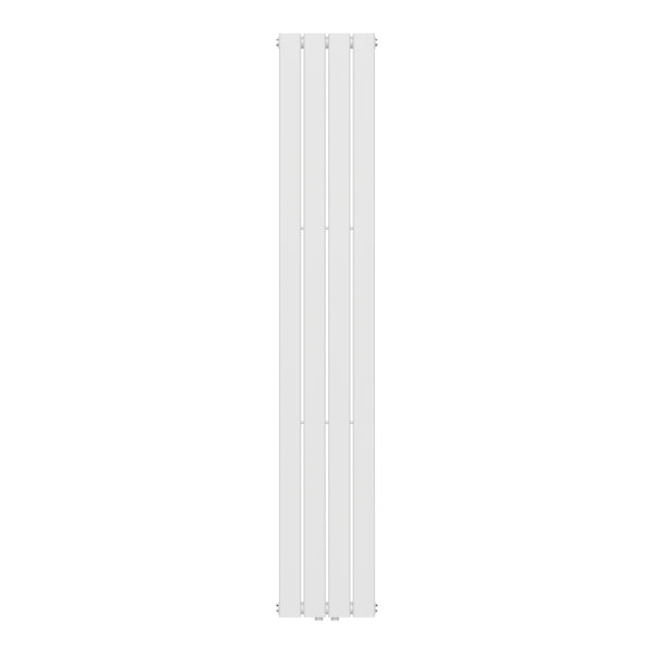 Designový radiátor Nore bílý 180x30cm jednovrstvý 598W [neu.haus]