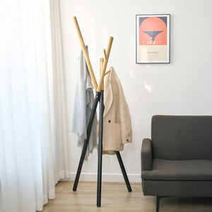 Věšák na oděvy Laerdal 172x49x49 cm ocel [en.casa]