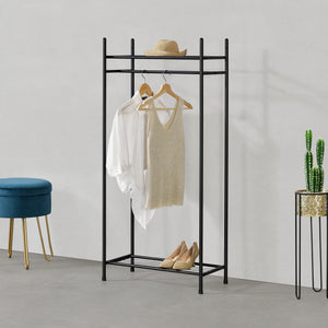 Černé věšáky na oděvy různé modely [en.casa]