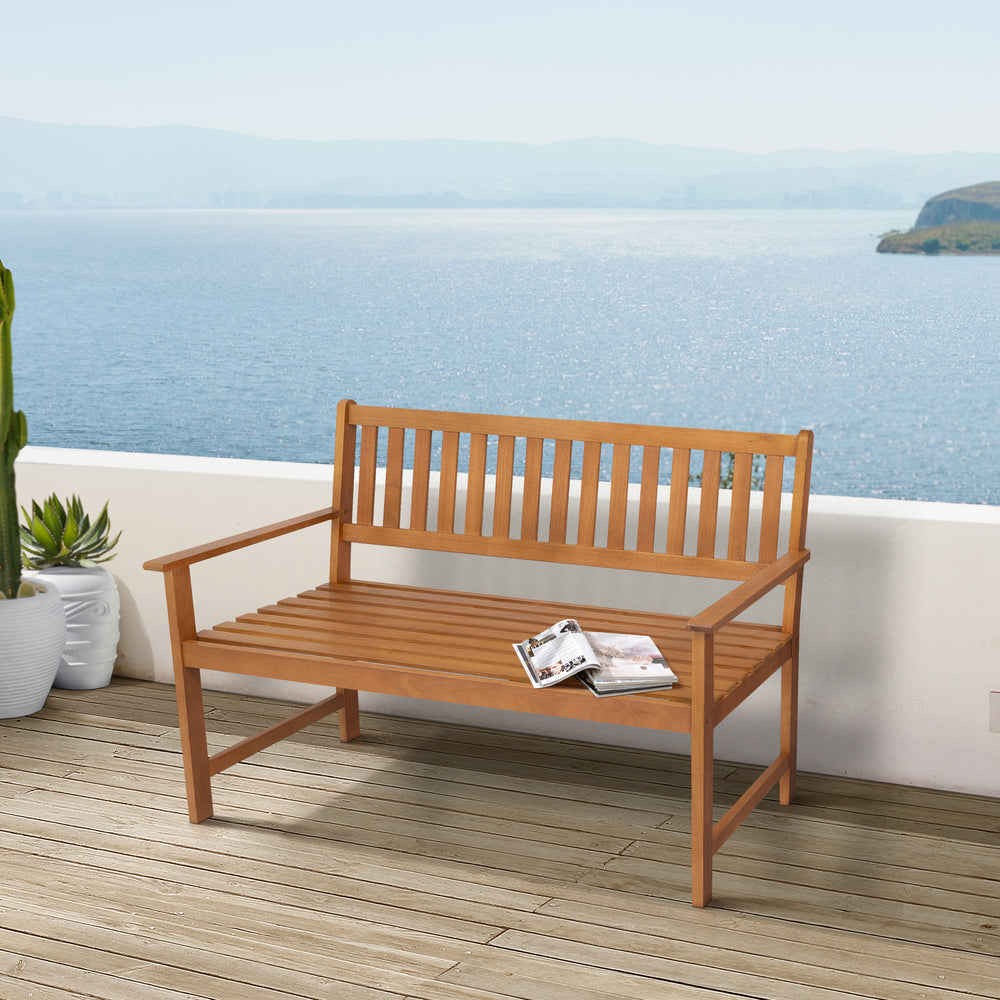 Gartenbank Canzano 120x58x90 cm [casa.pro] - premiumXL