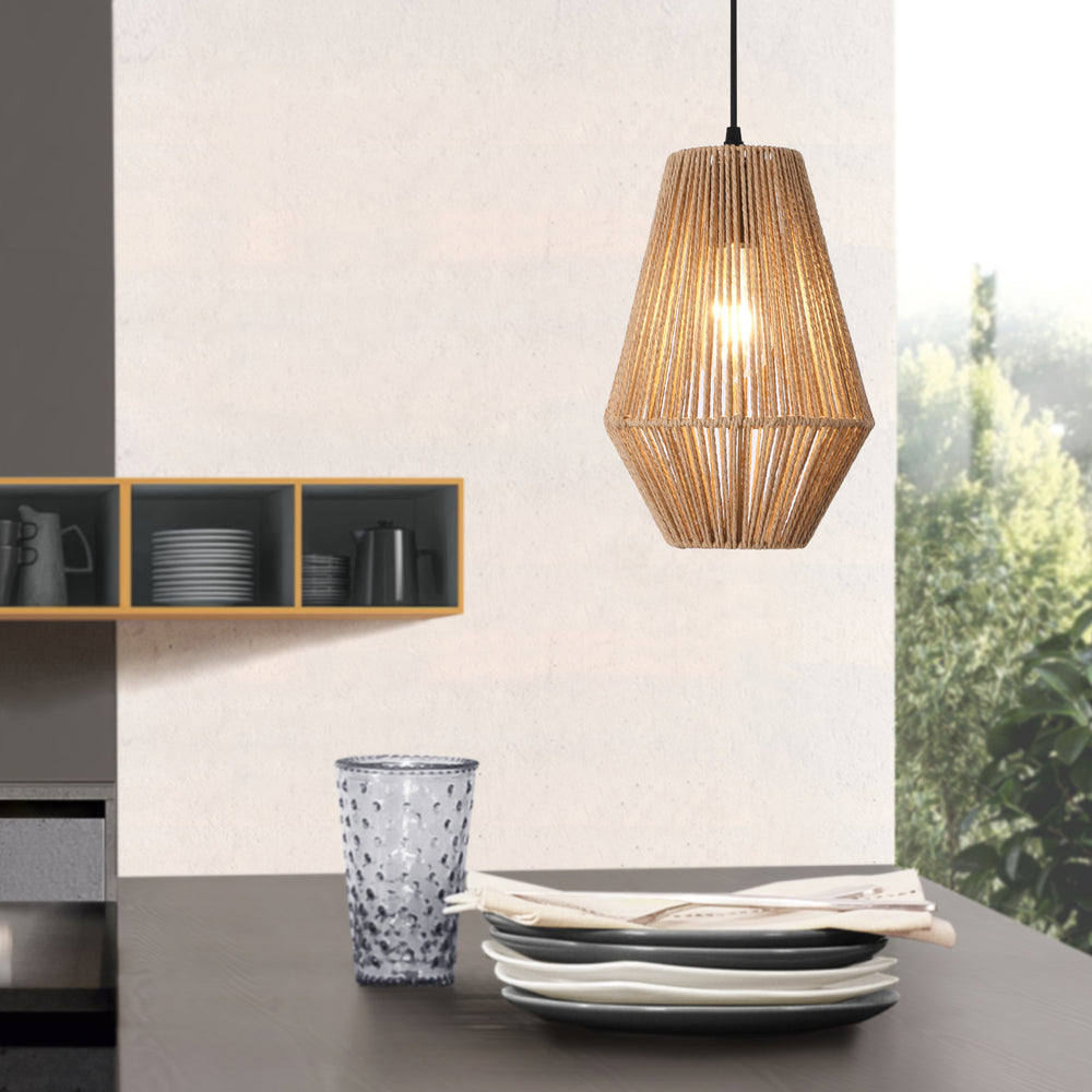 Seil Hängeleuchte Newtownabbey in versch. Farben [lux.pro] - premiumXL