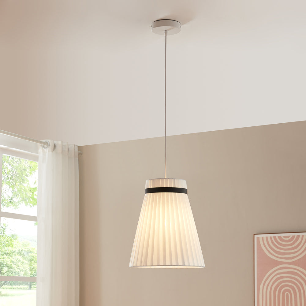 Hängeleuchte Broughton Weiß [lux.pro] - premiumXL