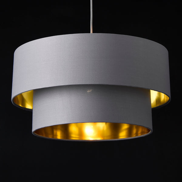 [lux.pro] Závěsná lampa LOPAR HT2000X2 šedá E27