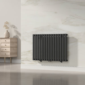 Design radiátor Nore černý 60x90cm jednovrstvý 653W [neu.haus]