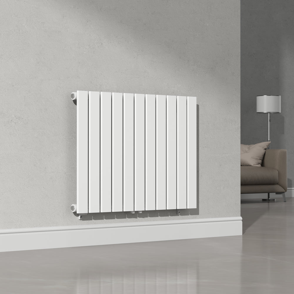 Designový radiátor Nore bílý 60x80cm jednovrstvý 616W [neu.haus]