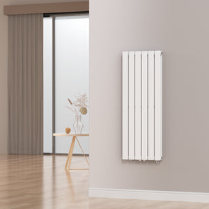 Designový radiátor Nore bílý 120x45cm dvouvrstvý 1140W [neu.haus]