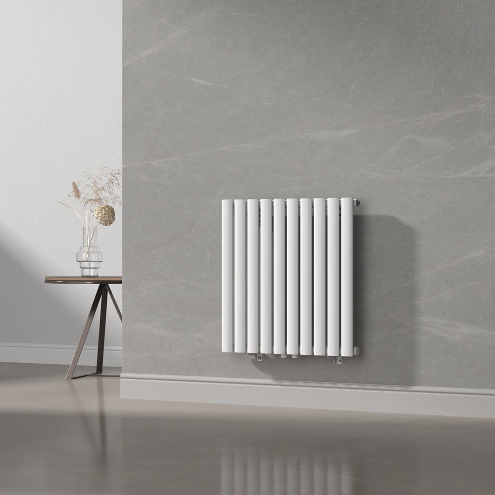 Design radiátor Nore bílý 60x60cm jednovrstvý 449W [neu.haus]