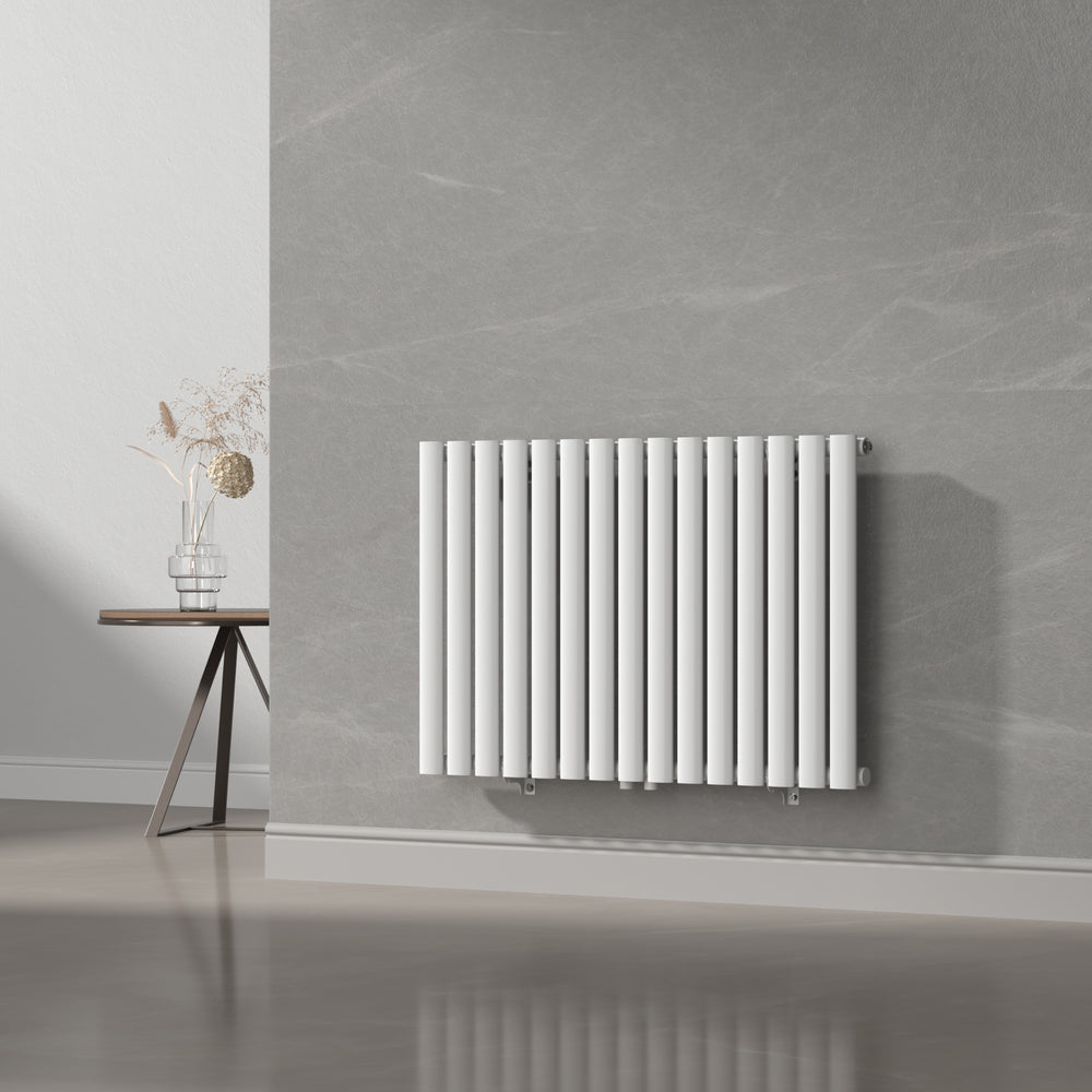 Design radiátor Nore bílý 60x90cm jednovrstvý 653W [neu.haus]