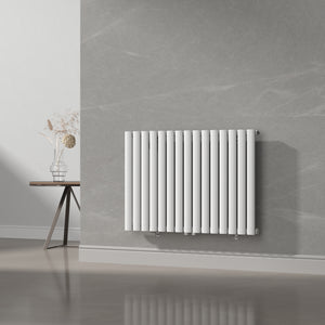 Design radiátor Nore bílý 60x90cm jednovrstvý 653W [neu.haus]