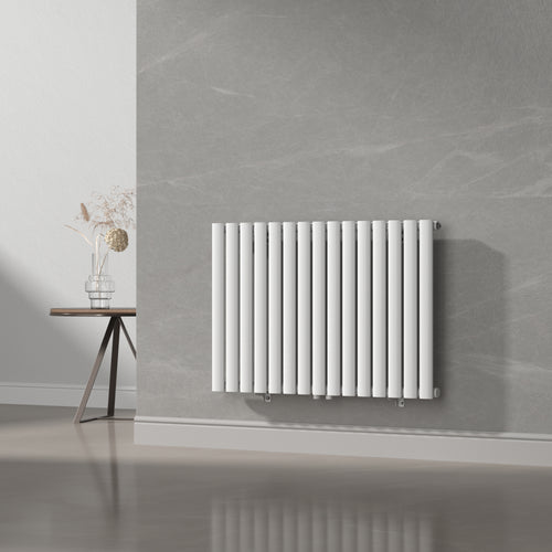 Design radiátor Nore bílý 60x90cm jednovrstvý 653W [neu.haus]