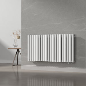 Designový trubkový radiátor Nore bílý 60x120cm jednovrstvý 857W [neu.haus]
