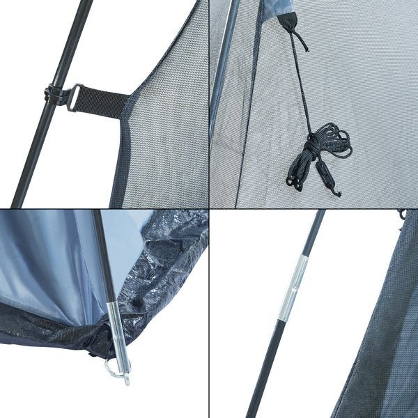 Síťový pavilon Beekdaelen 305x305x213 cm v různých barvách [pro.tec]