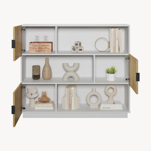 Knihovna Verhundar 102x120x30 cm [en.casa]