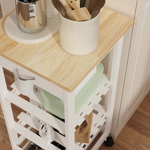 Servírovací vozík Biel 76x37x37 cm [en.casa]