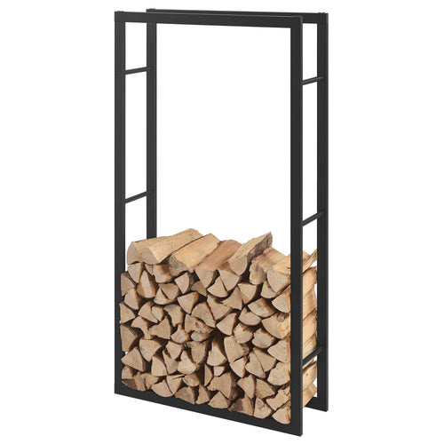 Kaminholzregal Kasan Schwarz in versch. Farben en.casa - premiumXL