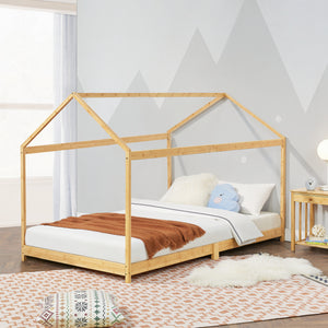 Kinderbett Vindafjord Bambus in versch. Größen [en.casa] - premiumXL