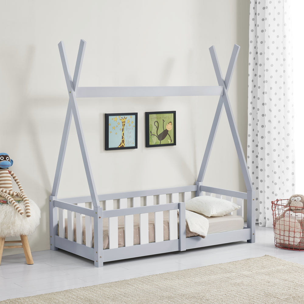 Kinderbett Helsingborg 70x140 cm [en.casa] - premiumXL