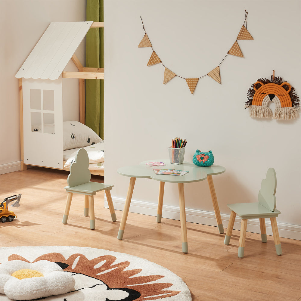 Dětská sedací souprava Epim s designem oblaků [en.casa]