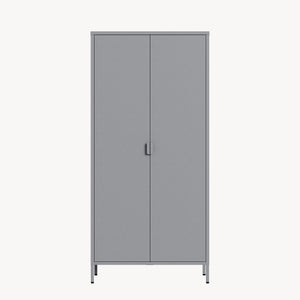 Šatní skříň Esteli 170x80x45 cm ocel [en.casa]