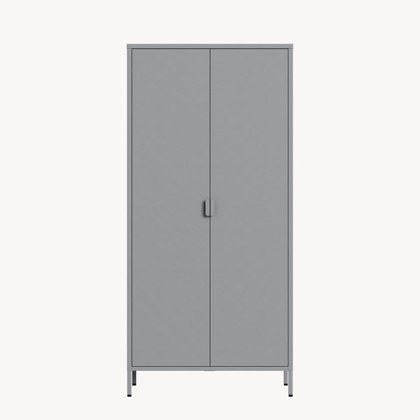 Šatní skříň Esteli 170x80x45 cm ocel [en.casa]