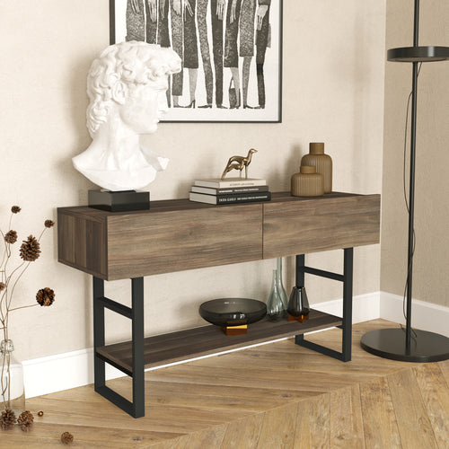 Konsolentisch Lappeenranta 139x43x76cm in versch. Farben [en.casa] - premiumXL