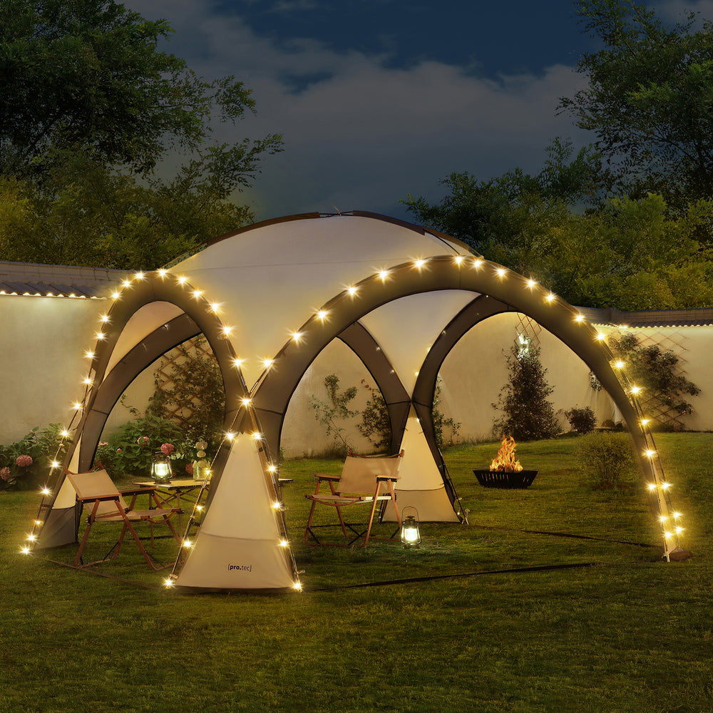 LED pavilon Grästorp párty stan zahradní pavilon v různých barvách [pro.tec]