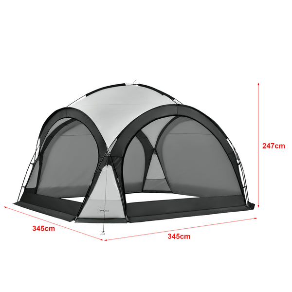 LED pavilon Grästorp párty stan zahradní pavilon v různých barvách [pro.tec]