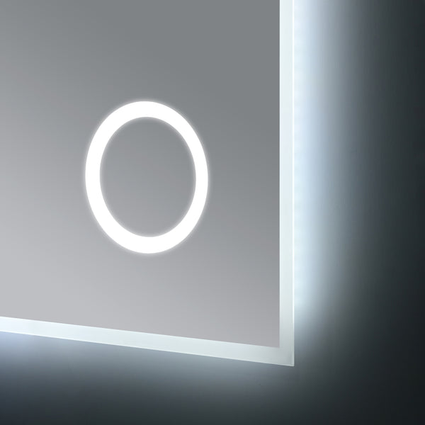 LED koupelnové zrcadlo Lizzano bílé v různých velikostech [pro.tec]