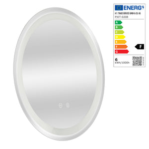 LED-koupelnové zrcadlo Maratea stříbrné v různých velikostech [pro.tec]