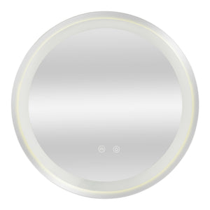 LED-koupelnové zrcadlo Maratea stříbrné v různých velikostech [pro.tec]