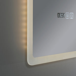 LED-koupelnové zrcadlo Racale bílé v různých velikostech [pro.tec]