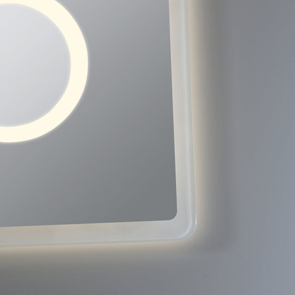 LED-koupelnové zrcadlo Racale bílé v různých velikostech [pro.tec]