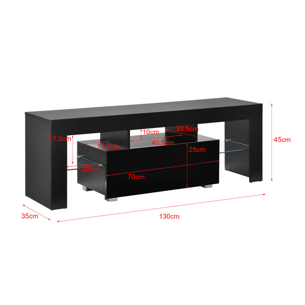 [en.casa] TV stolek »Grimsey« ABSW-630x s LED podsvícením
