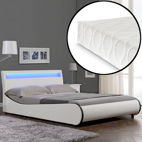 Corium® Čalouněná postel "Valencia" s matrací
