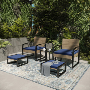 Gartenmöbelset Calvello 5 - tlg. [casa.pro] - premiumXL