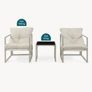 Lounge set Karg 3-dílný [casa.pro]