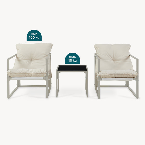 Lounge set Karg 3-dílný [casa.pro]