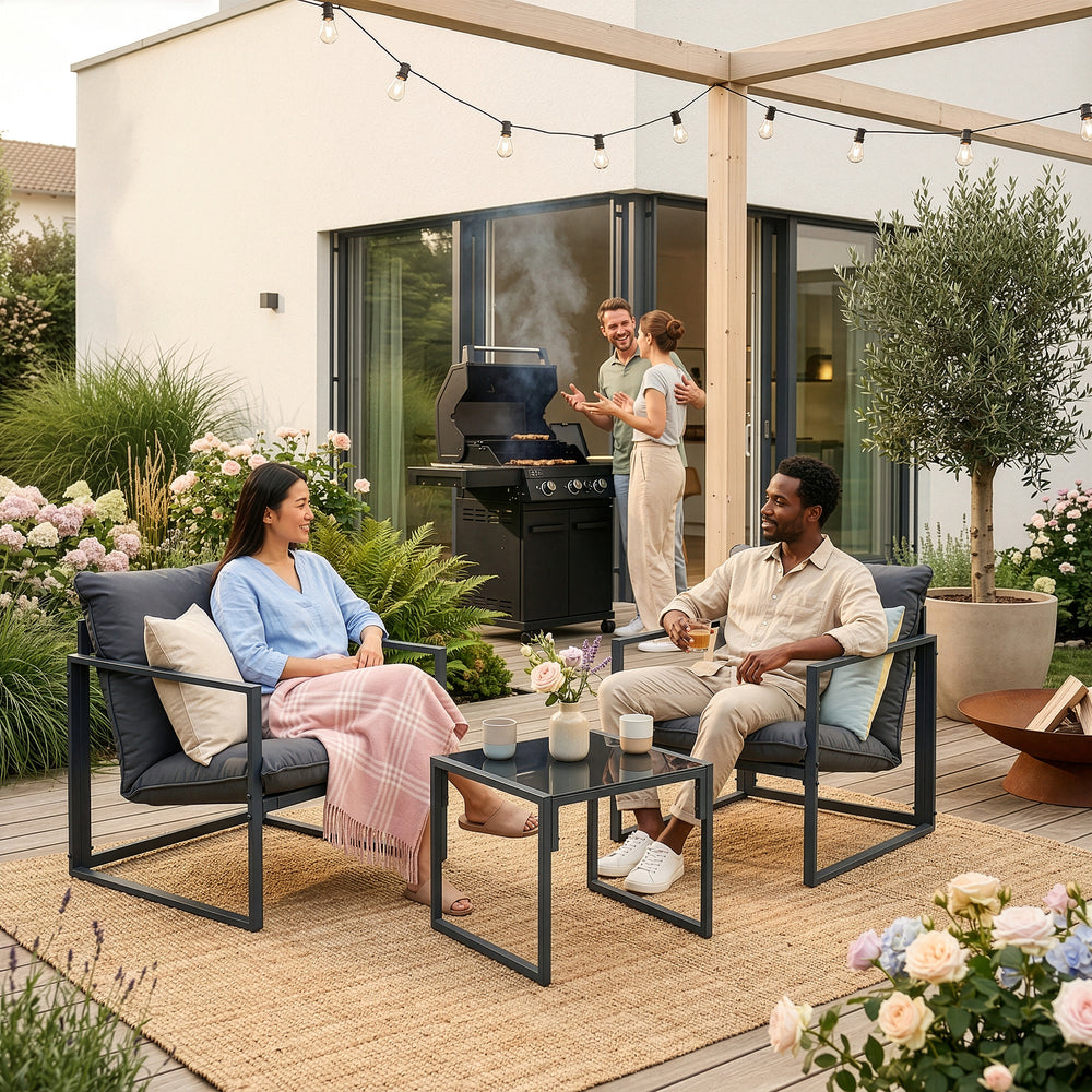 Lounge set Karg 3-dílný [casa.pro]
