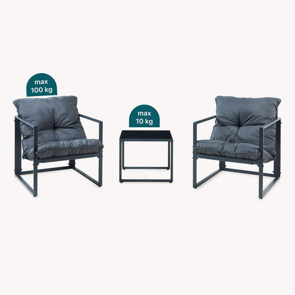 Lounge set Karg 3-dílný [casa.pro]