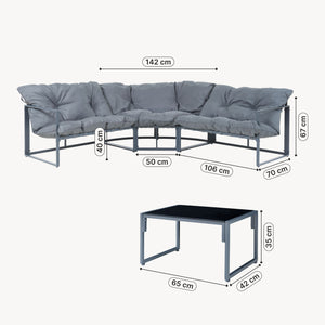 Lounge set Karg [casa.pro]