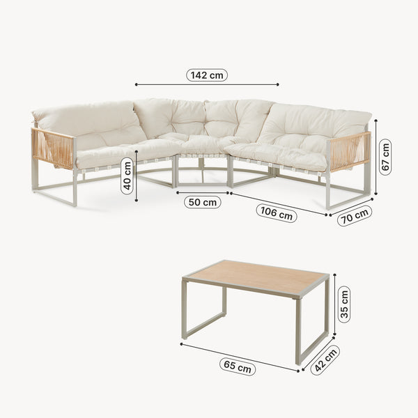 Lounge set Karg [casa.pro]