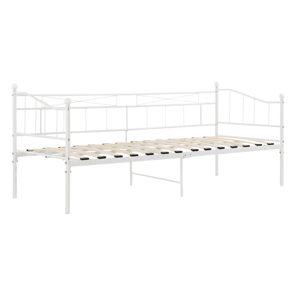 Kovová postel Arjeplog 90x200 cm do 150 kg různé barvy en.casa
