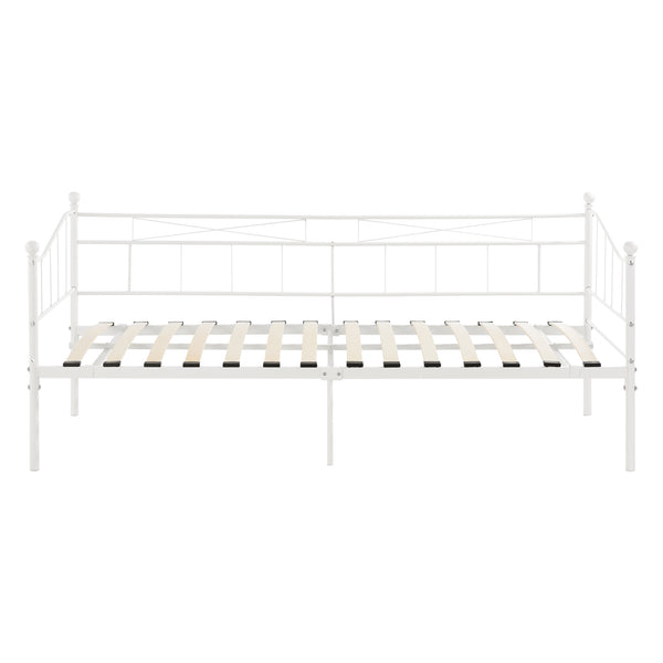 Kovová postel Arjeplog 90x200 cm do 150 kg různé barvy en.casa