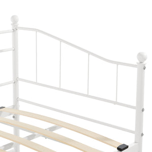 Kovová postel Arjeplog 90x200 cm do 150 kg různé barvy en.casa