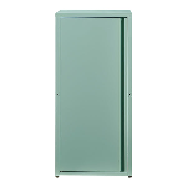 Kovová skříň Burlöv ocel [en.casa]