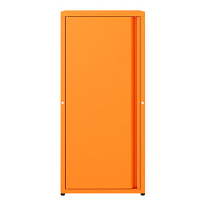 Kovová skříň Burlöv ocel [en.casa]