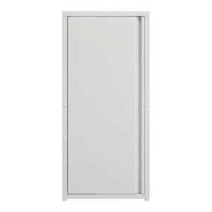 Kovová skříň Burlöv ocel [en.casa]